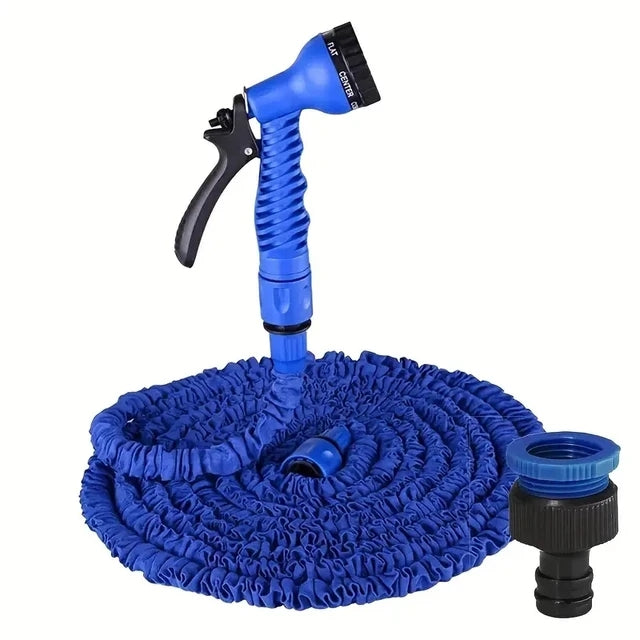 Retractable Magic Hose High Pressure Car Wash Water Gun Garden